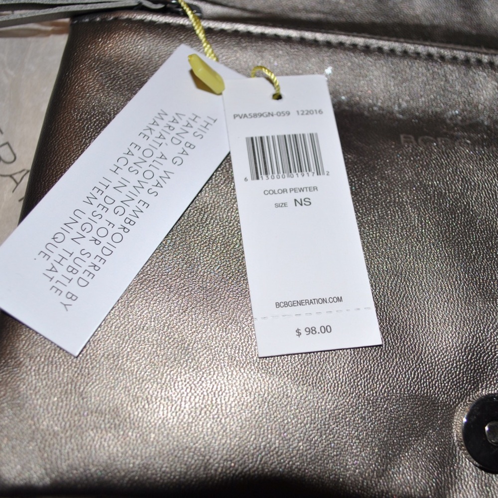 Bcbgeneration Sequin Deco Beaded Clutch - image 3